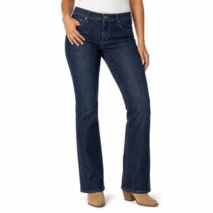 Levi’s 515 Bootcut Jeans Women 14 Short Dark Wash Studded Pockets NWT